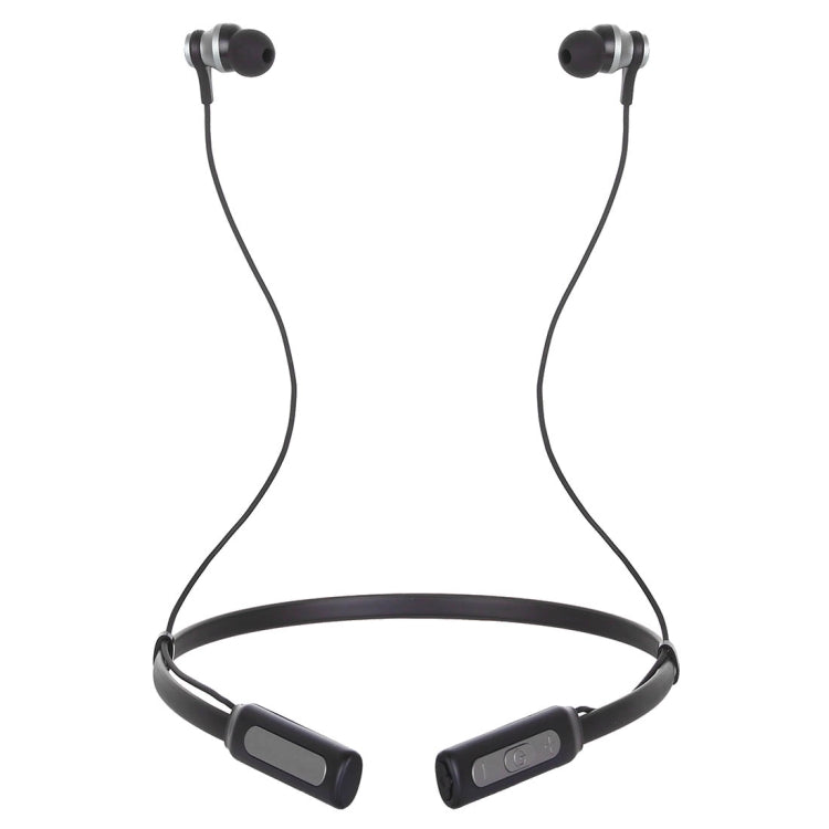HT1 Magnetic In-Ear Wireless Bluetooth Stereo Headset(Black) - Neck-mounted Earphone by PMC TechLife | Online Shopping South Africa | PMC TechLife