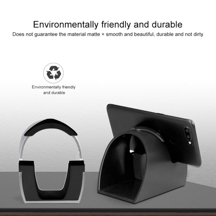 Metal Version Universal Mobile Phones Tablet PC Desktop Bracket Live Bracket(Black)