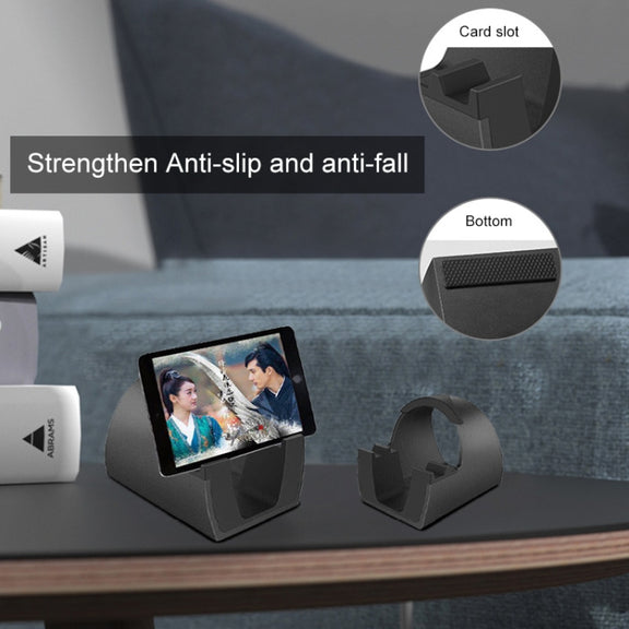 Metal Version Universal Mobile Phones Tablet PC Desktop Bracket Live Bracket(Black)