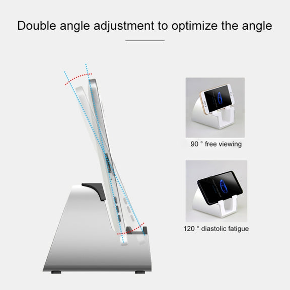 Plastic Version Universal Mobile Phones Tablet PC Desktop Bracket Live Bracket(White)