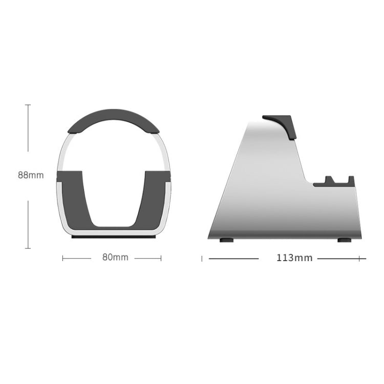 Plastic Version Universal Mobile Phones Tablet PC Desktop Bracket Live Bracket(White)