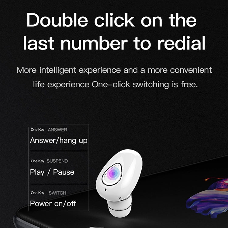 YX01 Sweatproof Bluetooth 4.1 Wireless Bluetooth Earphone with Charging Box, Support Memory Connection & HD Call(Black) - Bluetooth Earphone by PMC TechLife | Online Shopping South Africa | PMC TechLife