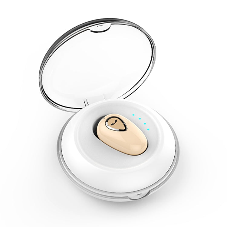 YX01 Sweatproof Bluetooth 4.1 Wireless Bluetooth Earphone with Charging Box, Support Memory Connection & HD Call(Flesh Color) - Bluetooth Earphone by PMC TechLife | Online Shopping South Africa | PMC TechLife