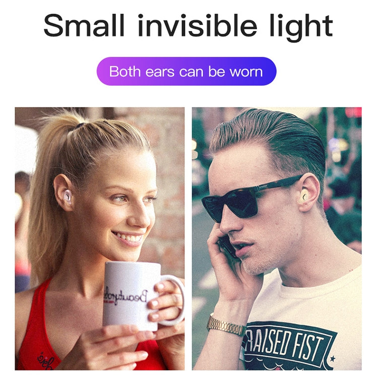 YX01 Sweatproof Bluetooth 4.1 Wireless Bluetooth Earphone with Charging Box, Support Memory Connection & HD Call(Rose Gold) - Bluetooth Earphone by PMC TechLife | Online Shopping South Africa | PMC TechLife