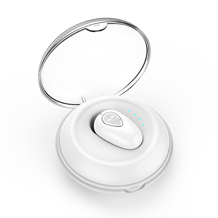 YX01 Sweatproof Bluetooth 4.1 Wireless Bluetooth Earphone with Charging Box, Support Memory Connection & HD Call(White) - Bluetooth Earphone by PMC TechLife | Online Shopping South Africa | PMC TechLife
