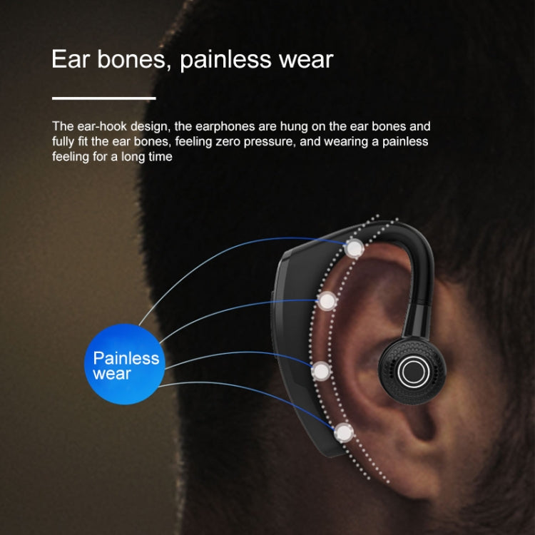 V10 Wireless Bluetooth V5.0 Sport Headphone without Charging Box, CSR Chip, Support Voice Reception&10 Minutes Fast Charging(Black)