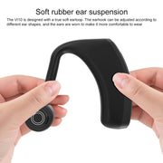 V10 Wireless Bluetooth V5.0 Sport Headphone without Charging Box, CSR Chip, Support Voice Reception&10 Minutes Fast Charging(Black)