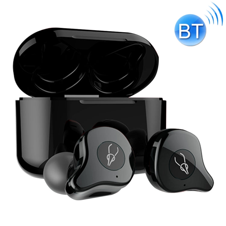 Sabbat E12 Portable In-ear Bluetooth V5.0 Earphone with Wireless Charging Box, Wireless Charging Model, For iPhone, Galaxy, Huawei, Xiaomi, HTC and Other Smartphones(Grey) - free shipping - PMC Jewellery - Order now!