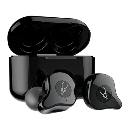 Sabbat E12 Portable In-ear Bluetooth V5.0 Earphone with Wireless Charging Box, Wireless Charging Model, For iPhone, Galaxy, Huawei, Xiaomi, HTC and Other Smartphones(Grey) - free shipping - PMC Jewellery - Order now!