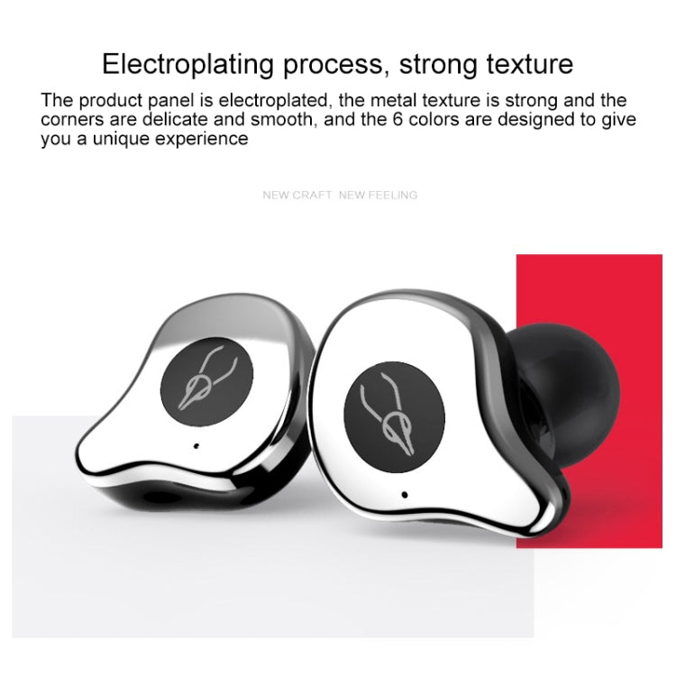 Sabbat E12 Portable In-ear Bluetooth V5.0 Earphone with Wireless Charging Box, Wireless Charging Model, For iPhone, Galaxy, Huawei, Xiaomi, HTC and Other Smartphones(Grey) - free shipping - PMC Jewellery - Order now!