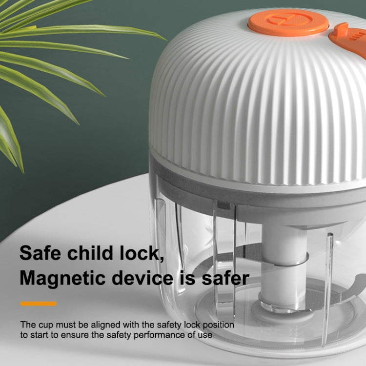 REMAX SL-BM03 Rechew Series Wireless Electric Garlic Stirrer Cordless Portable Food Processor (White) - Stirrer & Squeezer by REMAX | Online Shopping South Africa | PMC TechLife | Buy Now Pay Later Mobicred