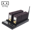 QC100 999 Channel Restaurant Wireless Paging Queuing Calling System with 20 Call Coaster Pagers, EU Plug - Alarm System by PMC TechLife | Online Shopping South Africa | PMC TechLife