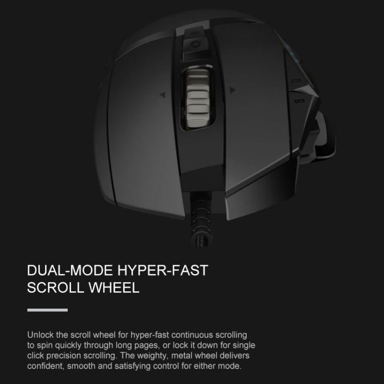 Logitech G502 HERO Wired Gaming Mouse with 11 Buttons, Length: 2.1m - free shipping - PMC TechLife - Order now!