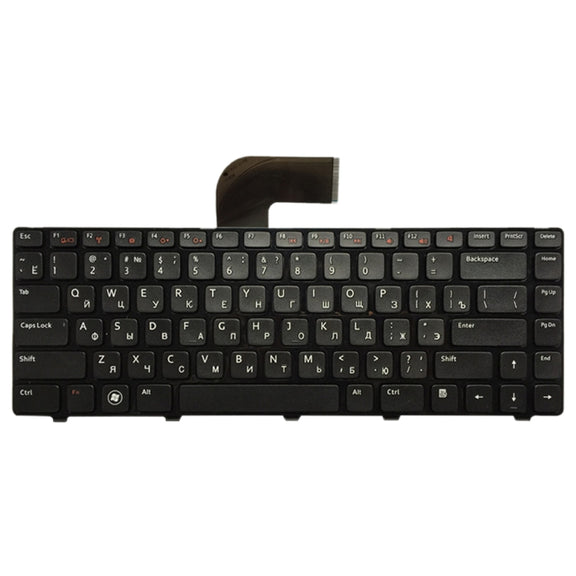 RU Keyboard for DELL Inspiron 14R N4110 M4110 N4050 M4040 N5050 M5050 M5040 N5040 3330 X501LX502L P17S P18 N4120 (Black)