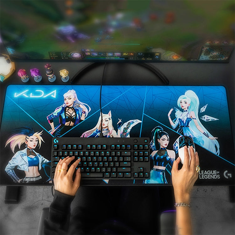 Logitech G840 KDA Gaming Keyboard Mouse Pad Table Mat, Size: 900x400x3mm - free shipping - PMC Jewellery - Order now!