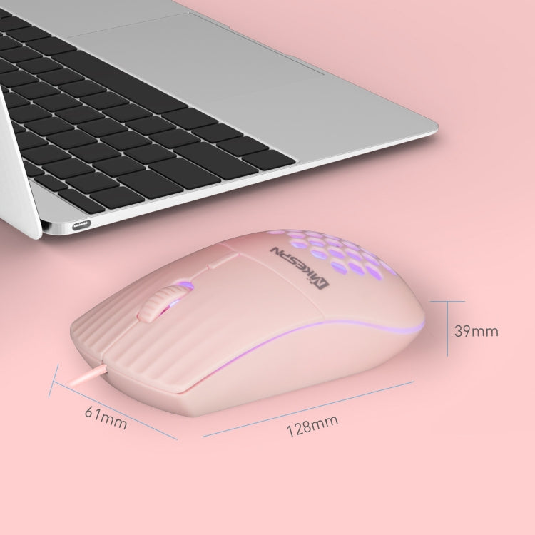 MKESPN SXS-838 Type-C Interface RGB Hollow Wired Mouse(Black) - Wired Mice by MKESPN | Online Shopping South Africa | PMC Jewellery | Buy Now Pay Later Mobicred