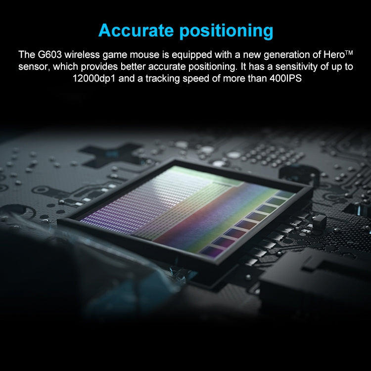 Logitech G603 Hero LIGHTSPEED 12000DPI 2.4GHz Wireless Bluetooth Dual Mode Mouse (Black) - free shipping - PMC TechLife - Order now!