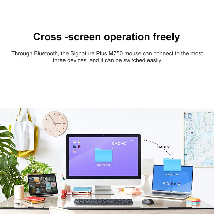 Logitech M750 2000DPI 2.4GHz Wireless Bluetooth Dual Mode Mouse (Pink) - free shipping - PMC TechLife - Order now!