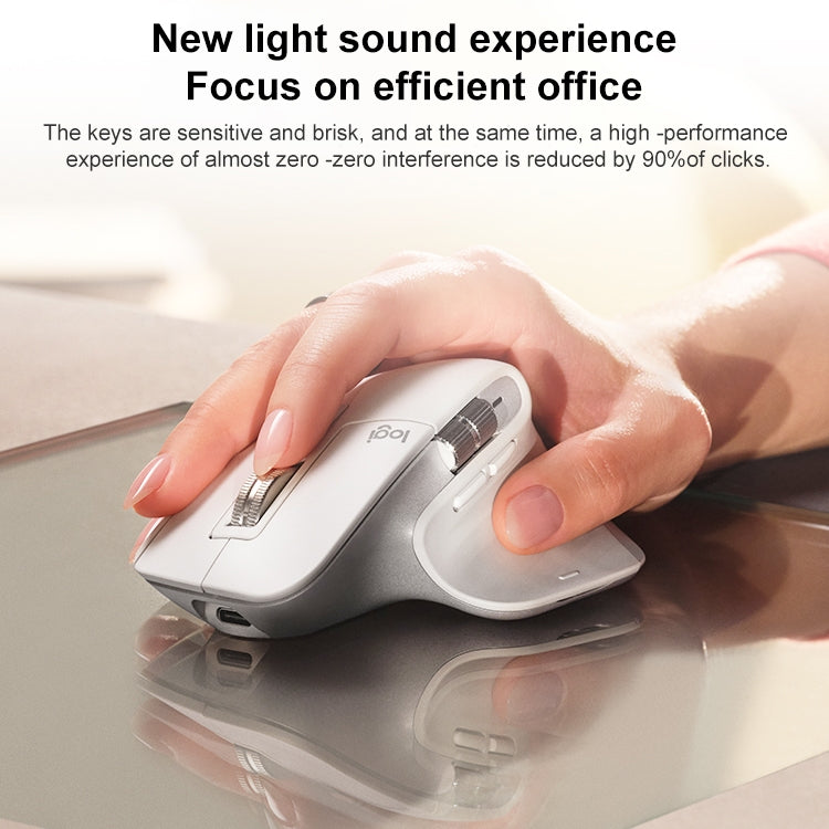 Logitech MX Master 3s 8000DPI 2.4GHz Ergonomic Wireless Bluetooth Dual Mode Mouse (White) - free shipping - PMC TechLife - Order now!