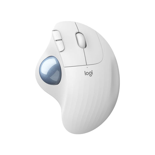 Logitech ERGO M575 Creative Wireless Trackball Mouse (White) - free shipping - PMC Jewellery - Order now!