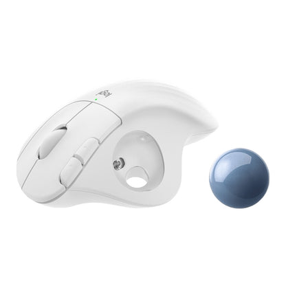 Logitech ERGO M575 Creative Wireless Trackball Mouse (White) - free shipping - PMC Jewellery - Order now!