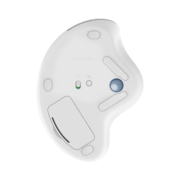 Logitech ERGO M575 Creative Wireless Trackball Mouse (White) - free shipping - PMC Jewellery - Order now!