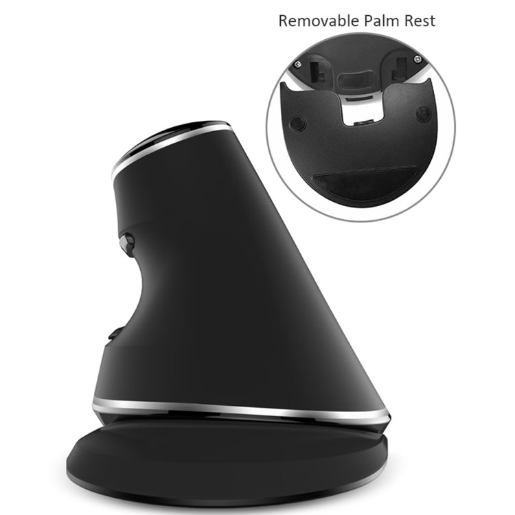 DELUX M618 Plus 2.4G 1600DPI Wireless Portable Vertical Ergonomic Mouse - free shipping - PMC Jewellery - Order now!