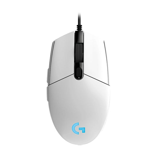 Logitech G102 6-keys RGB Glowing 6000DPI Five-speed Adjustable Wired Optical Gaming Mouse, Length: 2m (White) - Wired Mice by Logitech | Online Shopping South Africa | PMC Jewellery | Buy Now Pay Later Mobicred