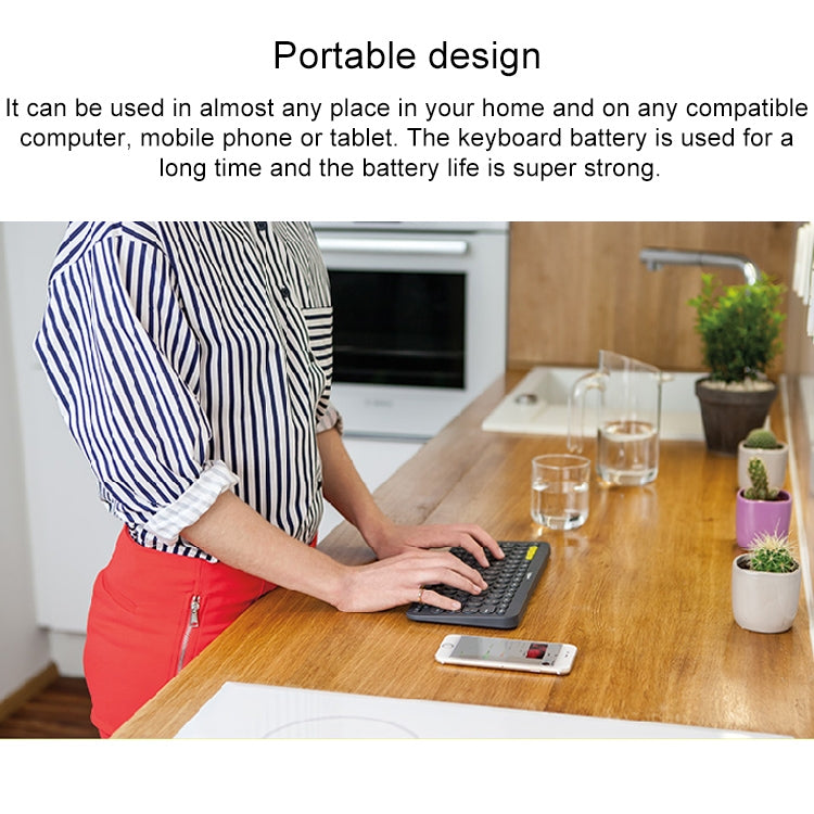 Logitech K380 Portable Multi-Device Wireless Bluetooth Keyboard (Red) - free shipping - PMC TechLife - Order now!