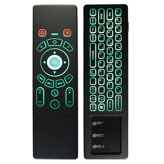 T6 Colorful Light Version Air Mouse 2.4GHz Wireless Keyboard Remote Controller with Touchpad & IR Learning for PC, Android TV Box / Smart TV, Multi-media Devices - free shipping - PMC Jewellery - Order now!