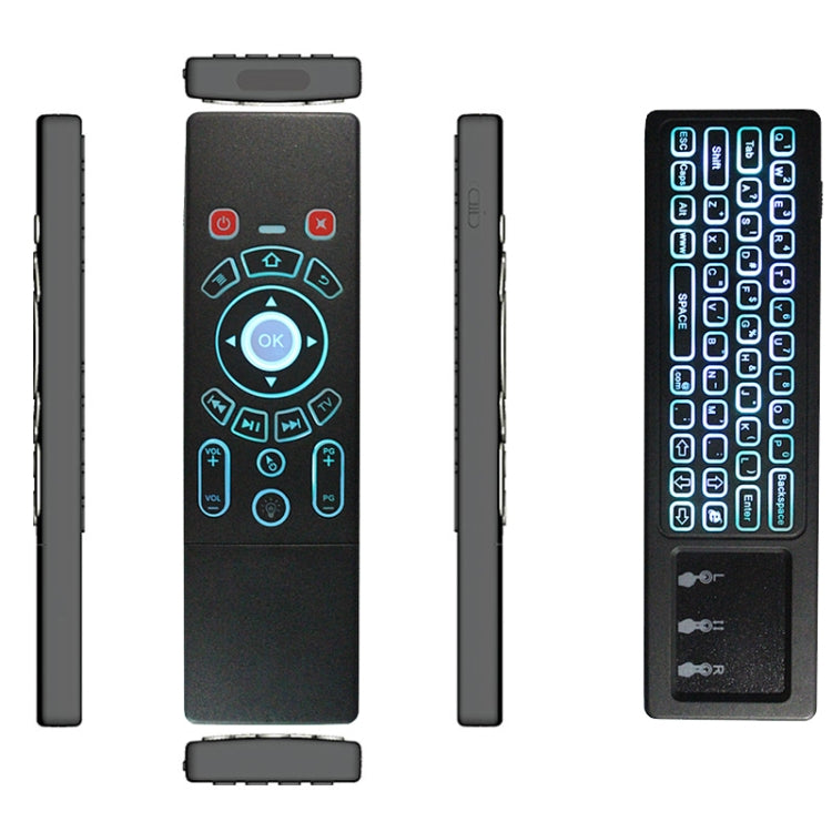 T6 Colorful Light Version Air Mouse 2.4GHz Wireless Keyboard Remote Controller with Touchpad & IR Learning for PC, Android TV Box / Smart TV, Multi-media Devices - free shipping - PMC Jewellery - Order now!