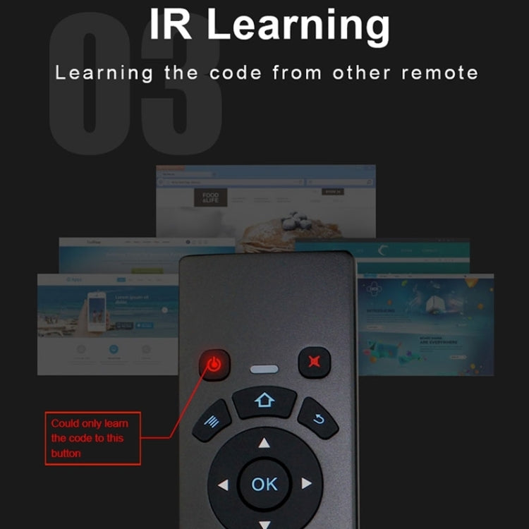 T6 Colorful Light Version Air Mouse 2.4GHz Wireless Keyboard Remote Controller with Touchpad & IR Learning for PC, Android TV Box / Smart TV, Multi-media Devices - free shipping - PMC Jewellery - Order now!