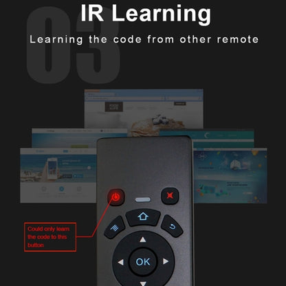 T6 Colorful Light Version Air Mouse 2.4GHz Wireless Keyboard Remote Controller with Touchpad & IR Learning for PC, Android TV Box / Smart TV, Multi-media Devices - free shipping - PMC Jewellery - Order now!