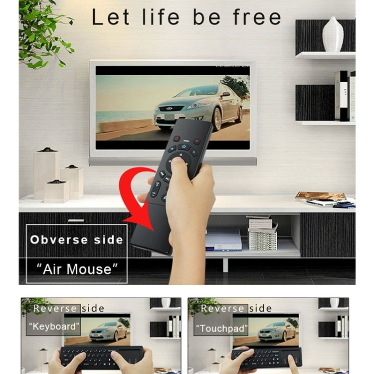 T6 Colorful Light Version Air Mouse 2.4GHz Wireless Keyboard Remote Controller with Touchpad & IR Learning for PC, Android TV Box / Smart TV, Multi-media Devices - free shipping - PMC Jewellery - Order now!