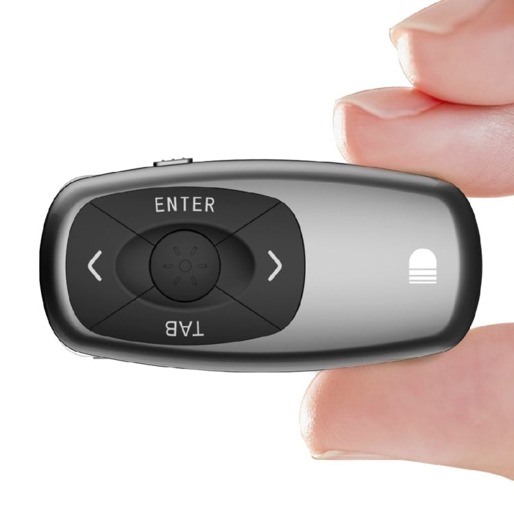 Doosl DSIT011 2.4GHz Mini Rechargeable PowerPoint Presentation Remote Control, Control Distance: 100m(Black) -  by DOOSL | Online Shopping South Africa | PMC Jewellery | Buy Now Pay Later Mobicred
