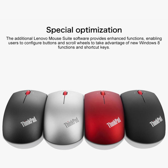 Lenovo ThinkPad Office Blue-ray Wireless Frosted Mouse (Black)