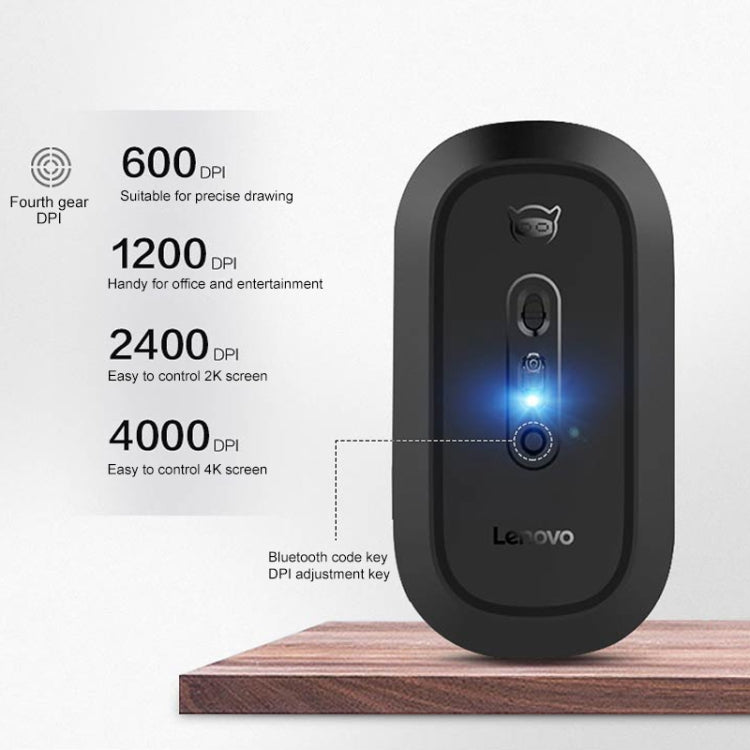Lenovo Bluetooth 4.0 Dual Mode Wireless Bluetooth Mouse for Xiaoxin Air (Grey) - free shipping - PMC Jewellery - Order now!