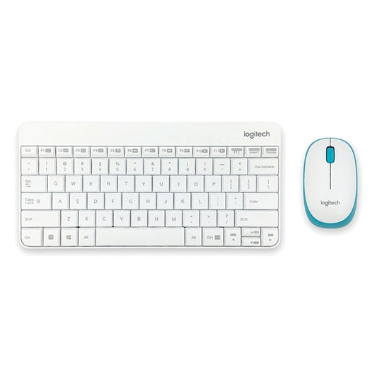 Logitech MK245 Nano Wireless Keyboard Mouse Set (White) - free shipping - PMC Jewellery - Order now!