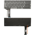 US Keyboard with Backlight for Asus GL551 GL551J GL551JK GL551JM GL551JW GL551JX G552 G552V G552VW G552VX FZ50JX GL752VW GL742VW(Silver) - Replacement Keyboards by PMC TechLife | Online Shopping South Africa | PMC TechLife