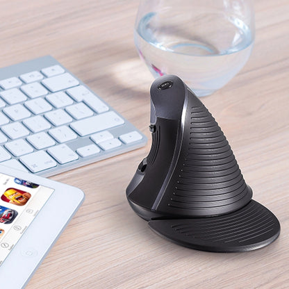 DELUX M618GX Wireless Ergonomic Vertical Mouse 1600DPI Optical Mouse - Wireless Mice by DELUX | Online Shopping South Africa | PMC Jewellery | Buy Now Pay Later Mobicred
