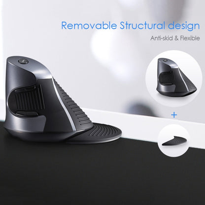DELUX M618GX Wireless Ergonomic Vertical Mouse 1600DPI Optical Mouse - Wireless Mice by DELUX | Online Shopping South Africa | PMC Jewellery | Buy Now Pay Later Mobicred