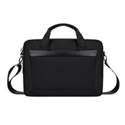 DJ06 Oxford Cloth Water-resistant Wear-resistant Portable Expandable Laptop Bag for 13.3 inch Laptops, with Detachable Shoulder Strap(Black)