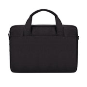 DJ06 Oxford Cloth Water-resistant Wear-resistant Portable Expandable Laptop Bag for 13.3 inch Laptops, with Detachable Shoulder Strap(Black)