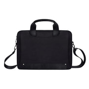 DJ08 Oxford Cloth Water-resistant Wear-resistant Laptop Bag for 13.3 inch Laptops, with Concealed Handle & Luggage Tie Rod & Adjustable Shoulder Strap (Black)