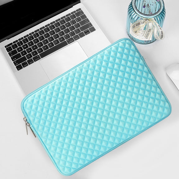 Diamond Texture Laptop Liner Bag, Size: 15.6 inch (Black)