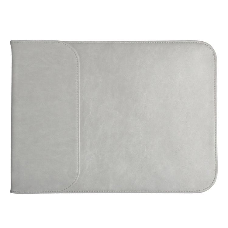 13.3 inch PU + Nylon Laptop Bag Case Sleeve Notebook Carry Bag, For MacBook, Samsung, Xiaomi, Lenovo, Sony, DELL, ASUS, HP(Grey) - free shipping - PMC TechLife - Order now!