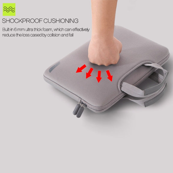 15.6 inch Portable Air Permeable Handheld Sleeve Bag for Laptops, Size: 41.5x30.0x3.5cm(Pink)