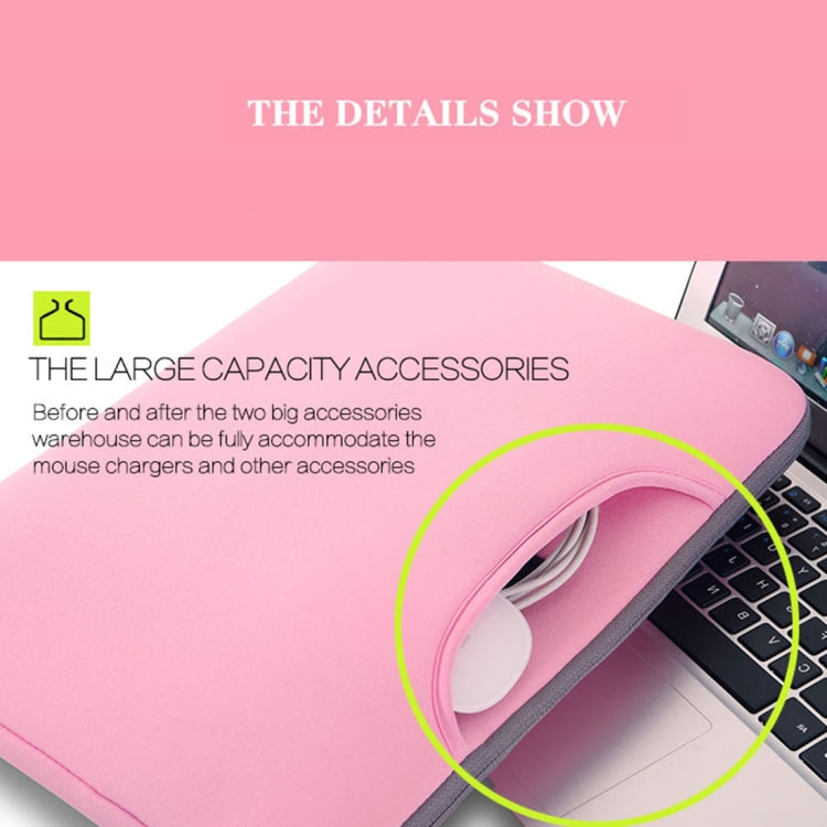 15.6 inch Portable Air Permeable Handheld Sleeve Bag for Laptops, Size: 41.5x30.0x3.5cm(Green) - 15 inch by PMC TechLife | Online Shopping South Africa | PMC TechLife