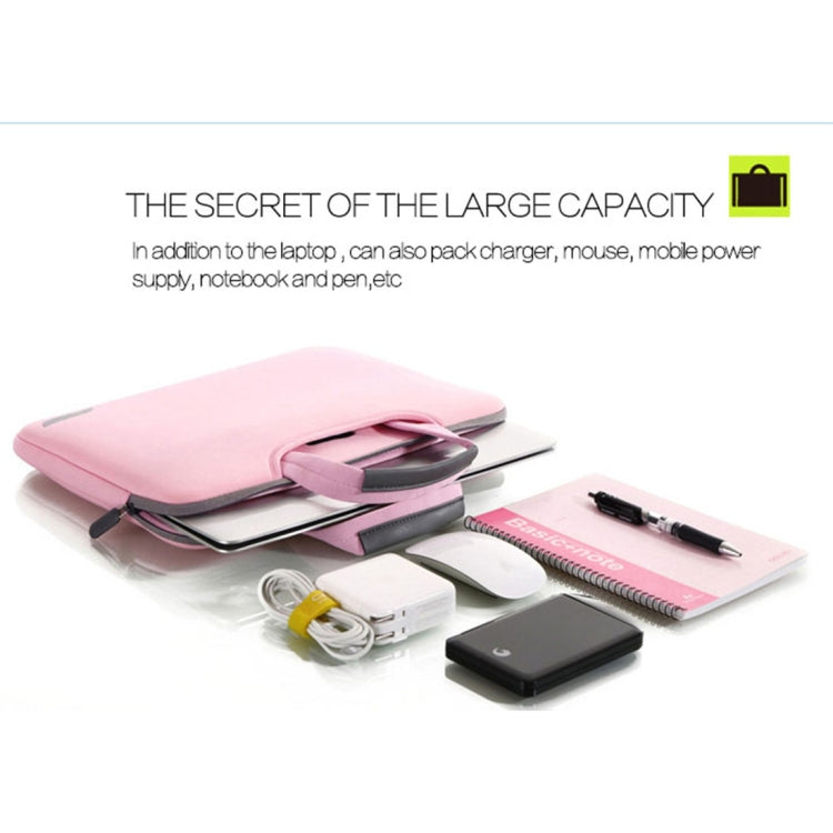 15.6 inch Portable Air Permeable Handheld Sleeve Bag for Laptops, Size: 41.5x30.0x3.5cm(Grey) - 15 inch by PMC TechLife | Online Shopping South Africa | PMC TechLife