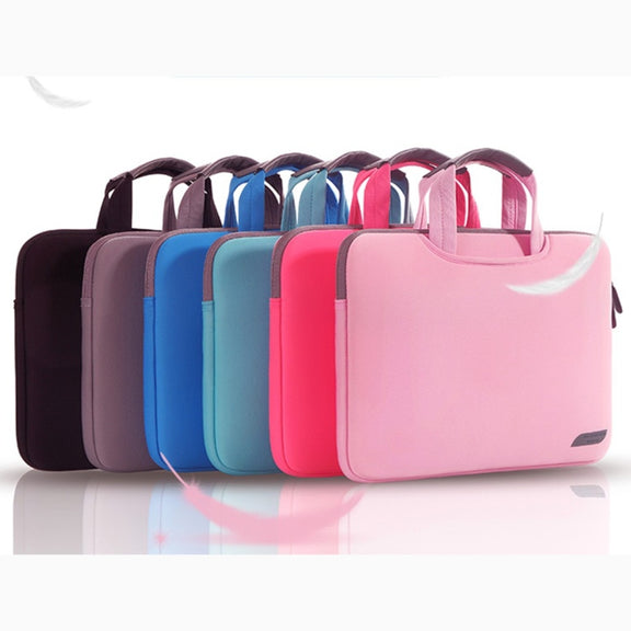 15.6 inch Portable Air Permeable Handheld Sleeve Bag for Laptops, Size: 41.5x30.0x3.5cm(Black)
